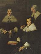 Frans Hals The Lady-Governors of the Old Men's Almshouse at Haarlem (mk45) oil painting reproduction